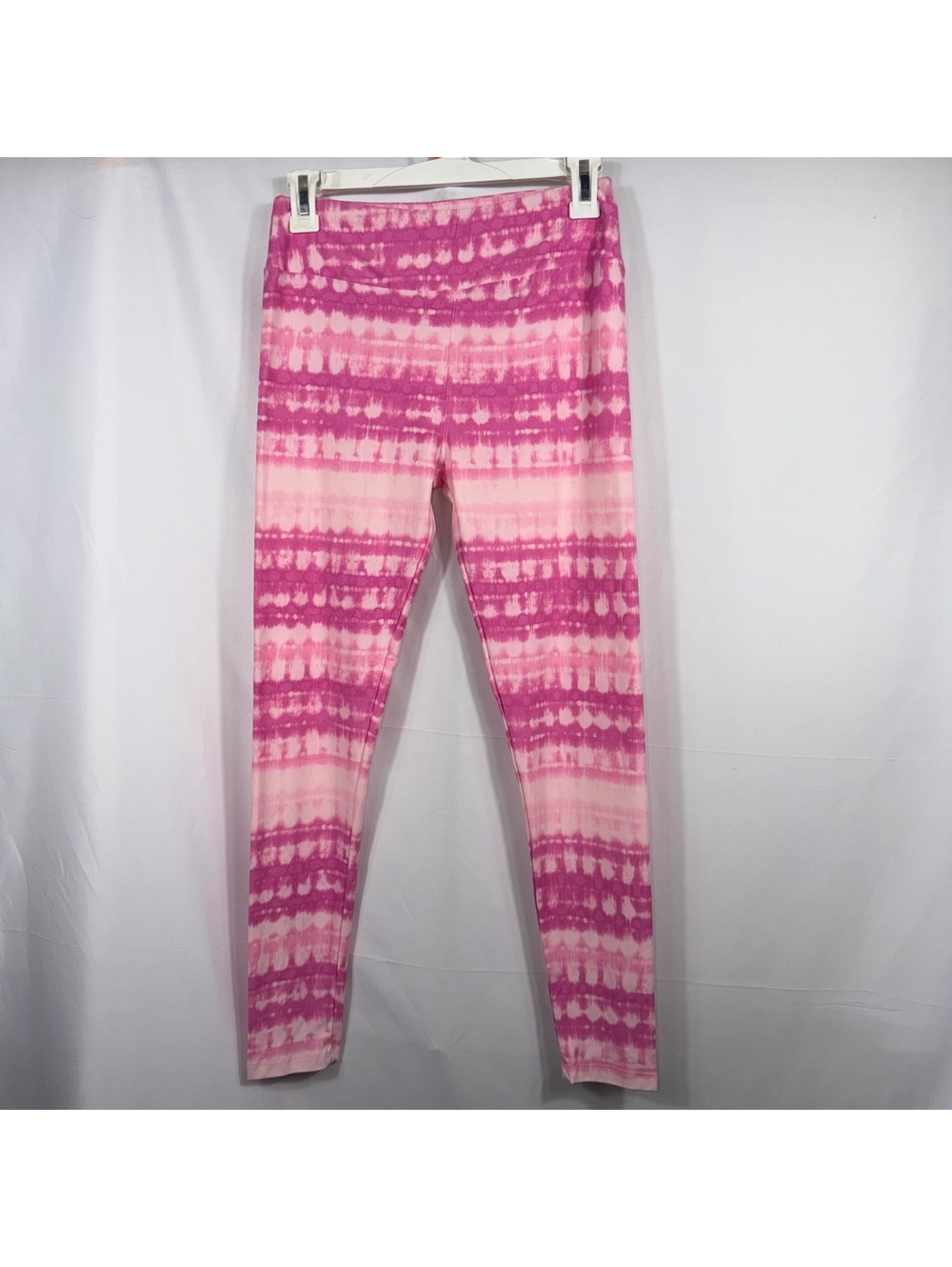 LuLaRoe One Size Pink Tie Dye Leggings